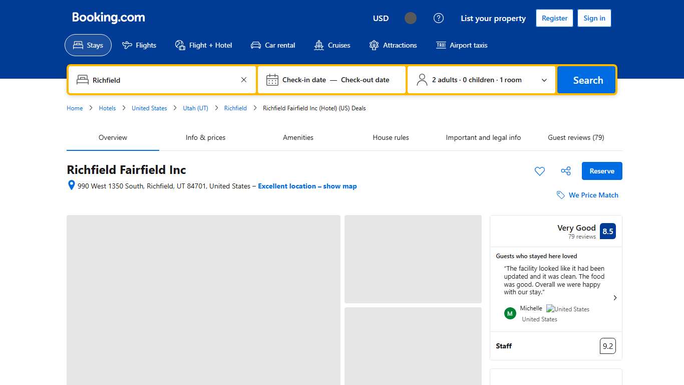 Richfield Fairfield Inc, Richfield (updated prices 2026)